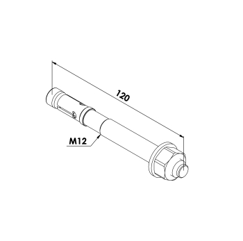 Mounting Anchor (20No.) - Model 9512 CAD Drawing